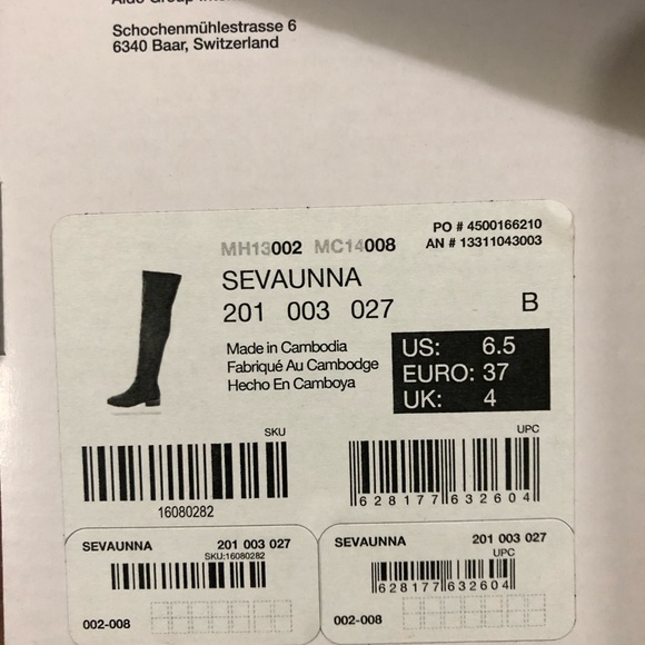 Russet Brown ALDO SEVAUNNA Tall Dress Shoes/Boots for Women. Size 6.5 US. - Picture 1 of 10